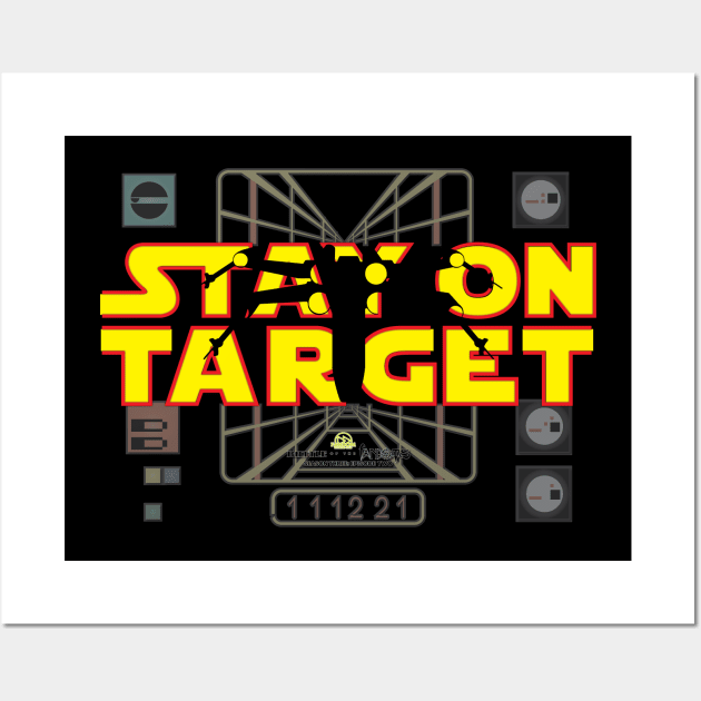 Stay On Target Wall Art by Fanthropy Running Clubs